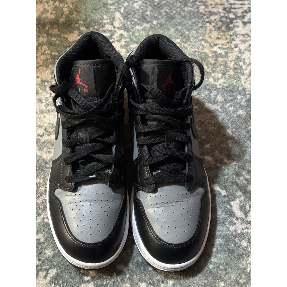 Nike Air Jordan 1 Mid GS "Shadow" Grade School 6.5y 554725-096